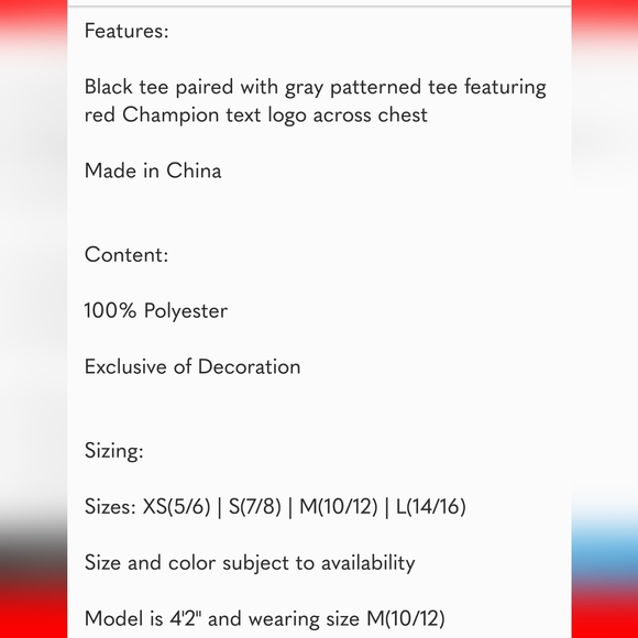 Champion Boy’s 2-Pack Performance Graphic Tee Set youth boys - Picture 6 of 6